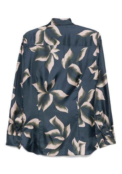 Multicolored carvies graphic-print shirt  Dries van noten - men DRIES VAN NOTEN | 2510207031024559